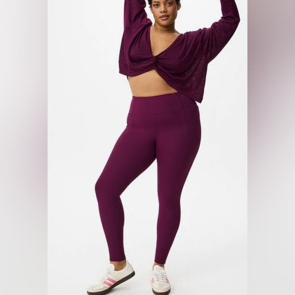 NWT UGG Saylor Plus Size Leggings  Heather Chianti Purple 3X